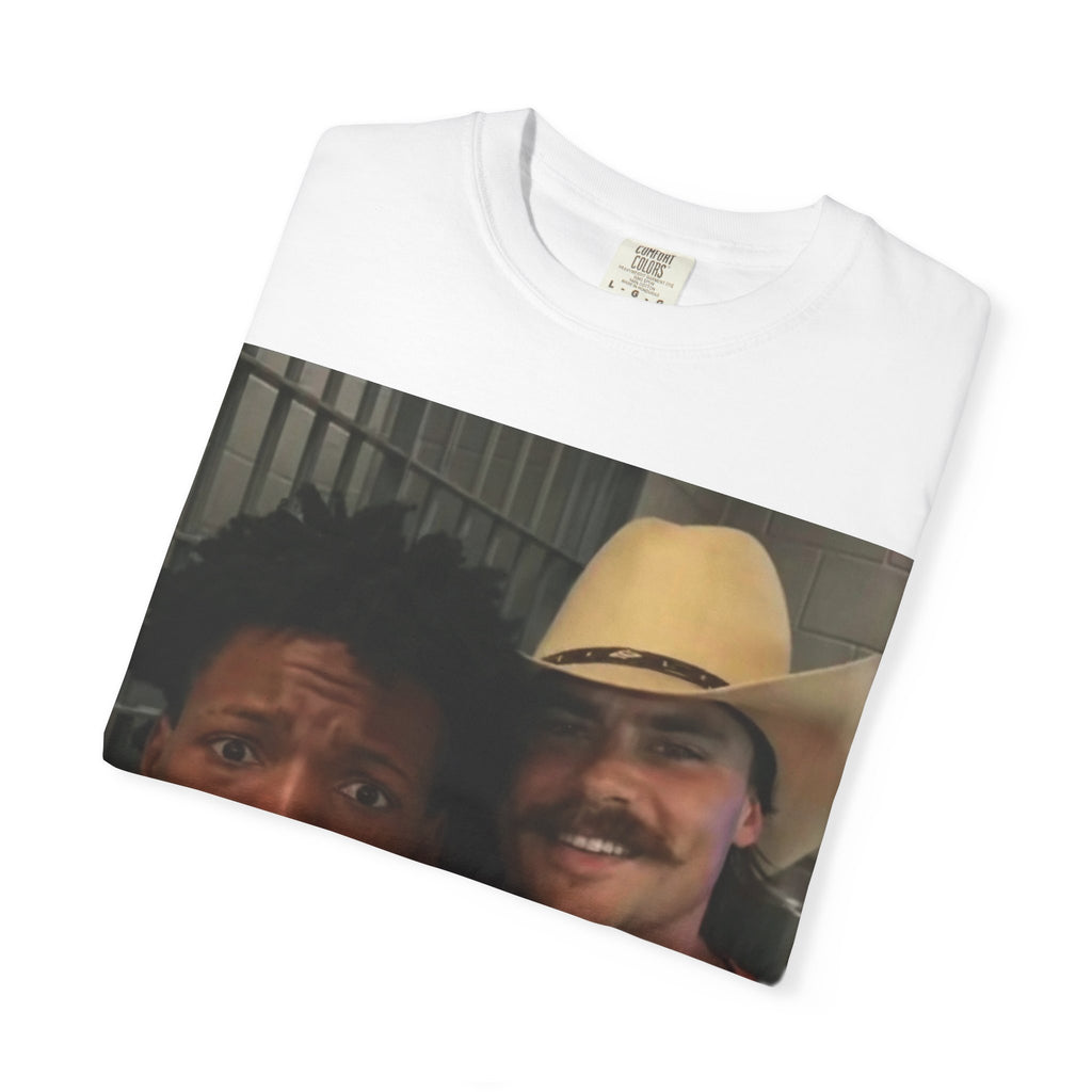 Two friends laughing