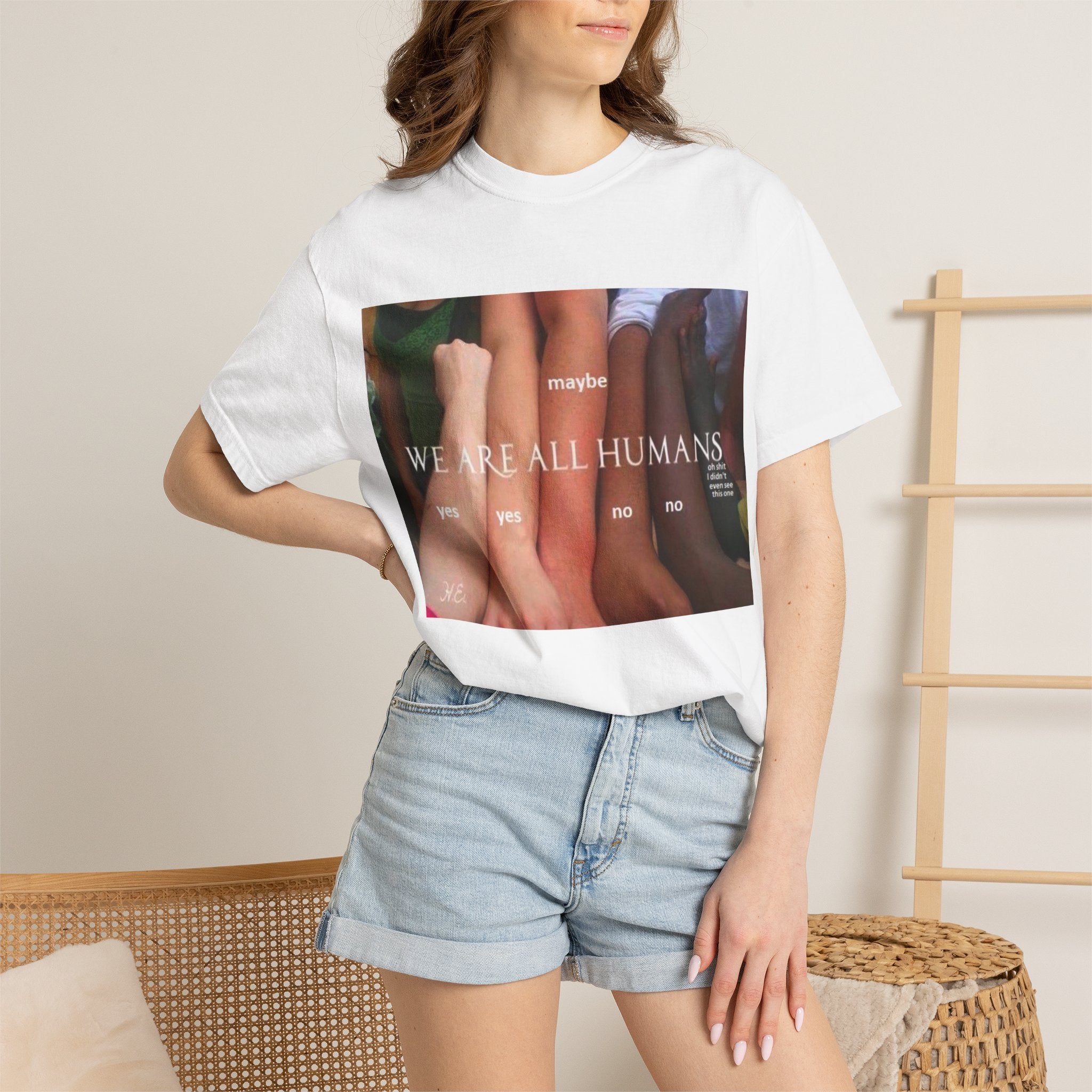 We Are All Humans T-Shirt — Diversity Solidarity Graphic Tee